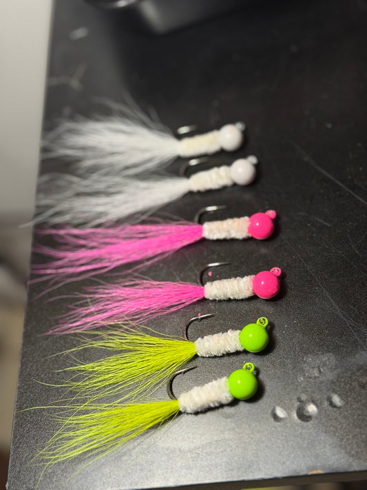 Gordo crappie jig 1/0 2x hooks