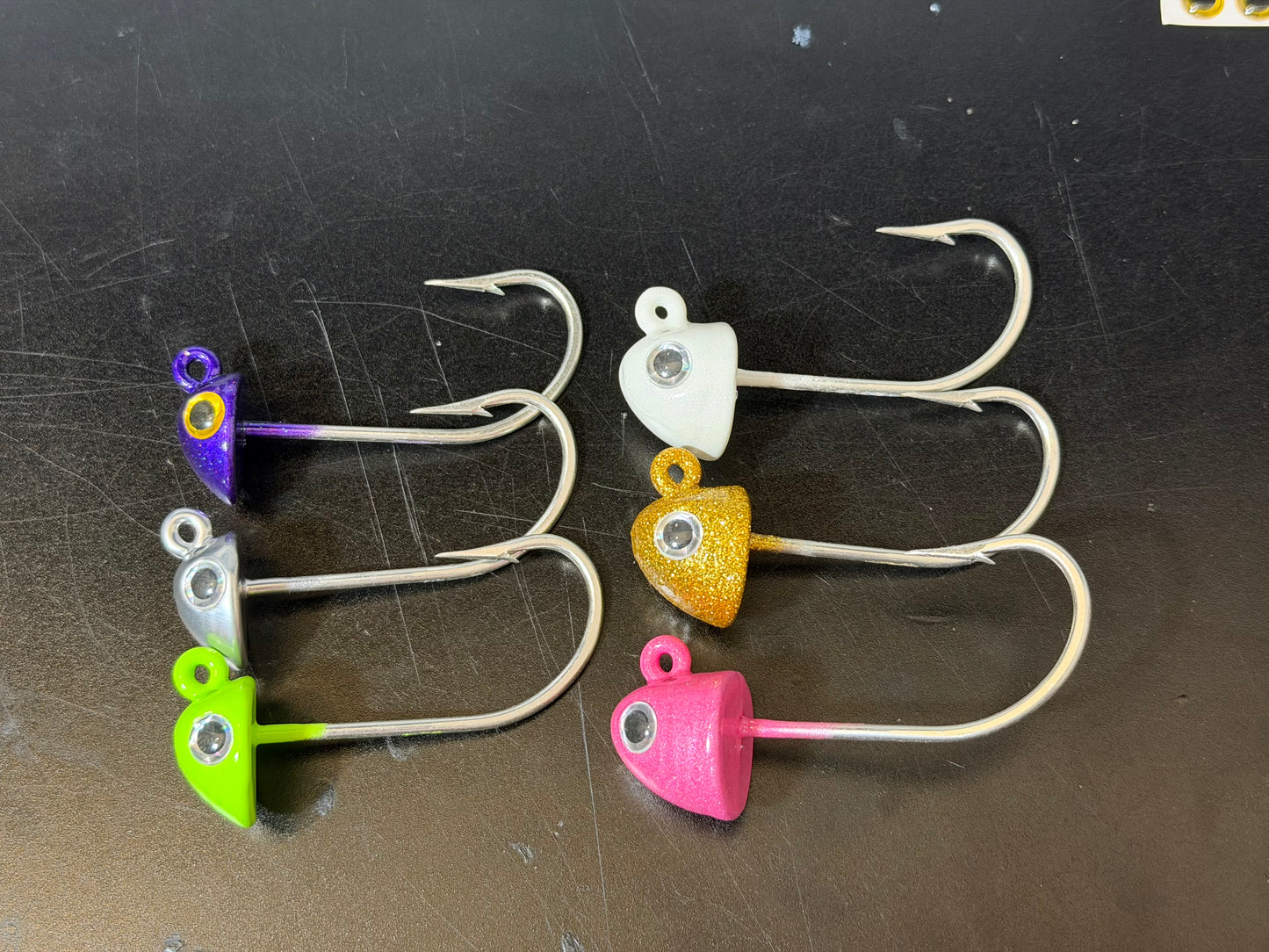 Gordo mini jig heads 2x 8/0 short shank 2pack