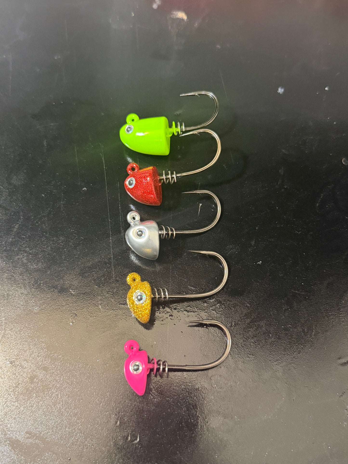 Pre order 3/0 4x Micro 3” Straight tail & chode jig heads 2pk and 3pk